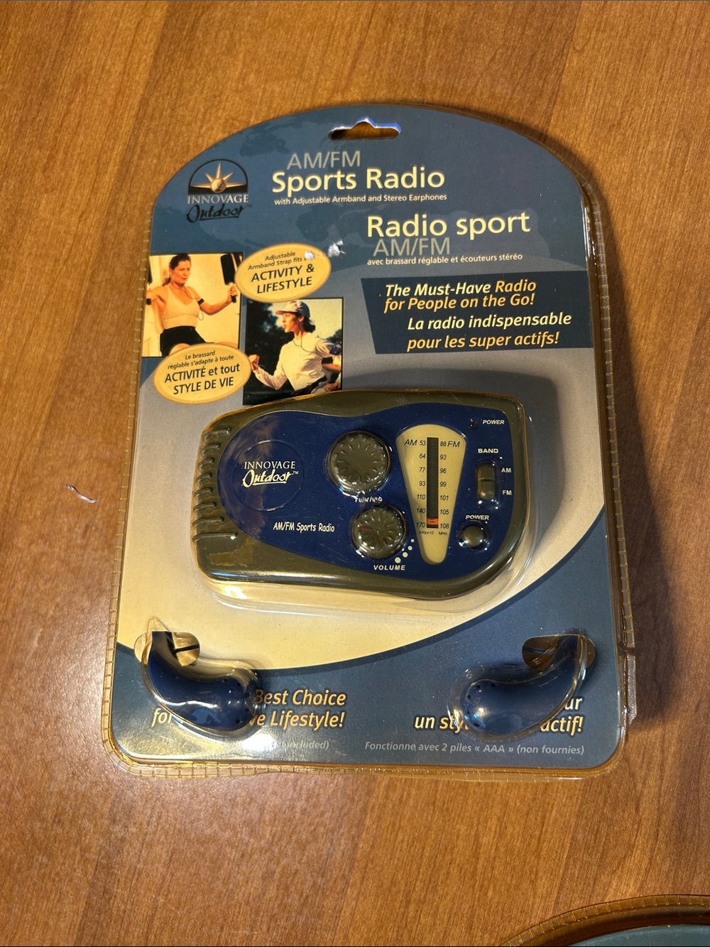 Outdoor AM/FM Sports Radio - Blue